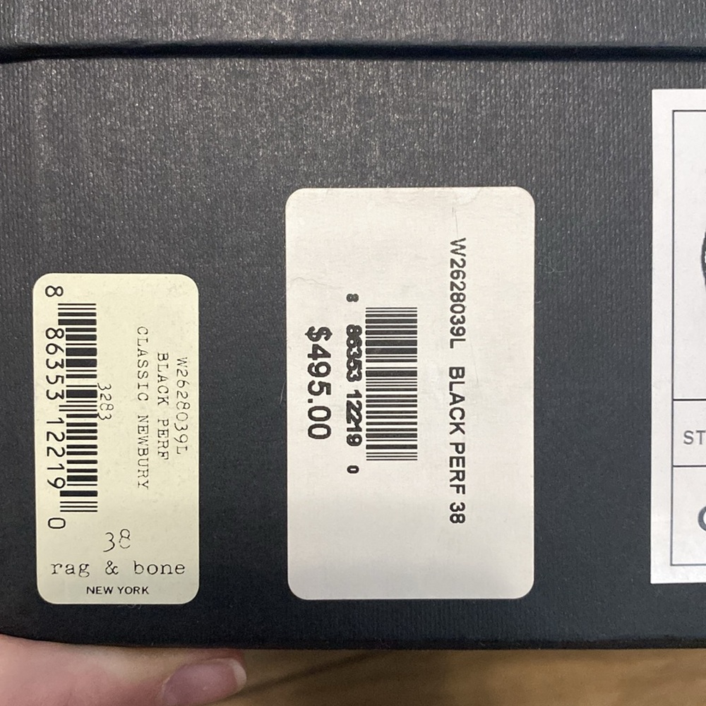 Rag & Bone perforated leather boots 8 - Picture 5 of 10
